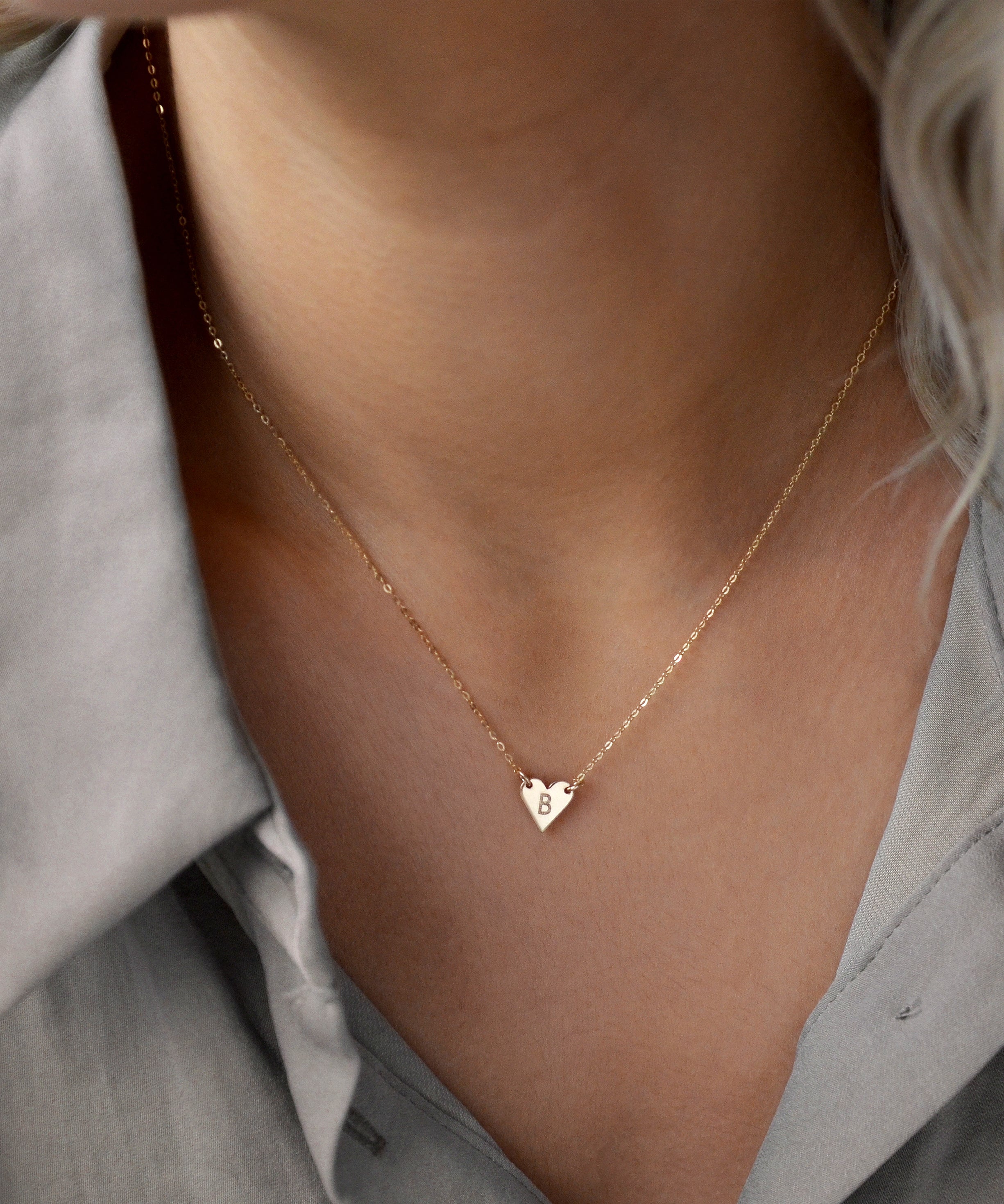 Personalised Kaiya Heart Necklace