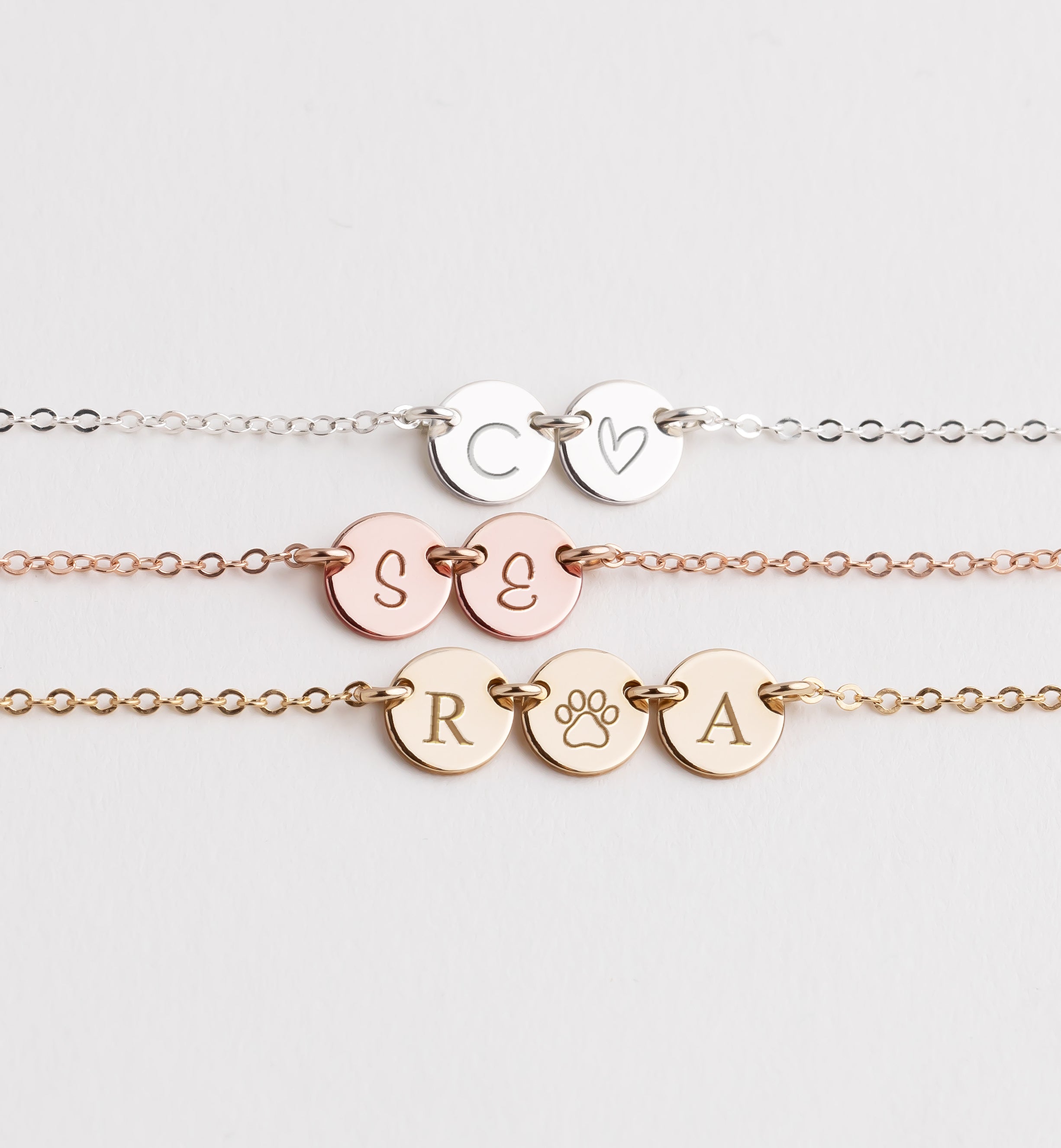 Halle Tiny Disk Necklace