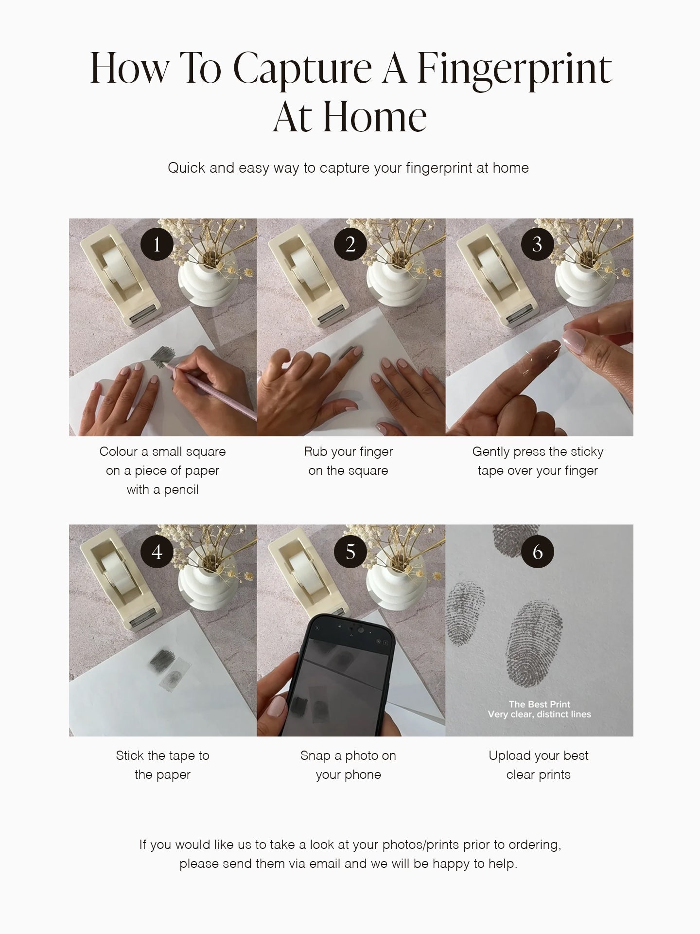 Add-On Tiny Focus Fingerprint Disk For Necklaces