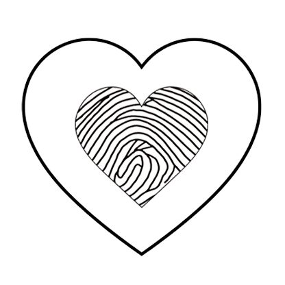 Custom Heart Middle Engraving