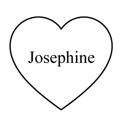 Custom Heart Middle Engraving