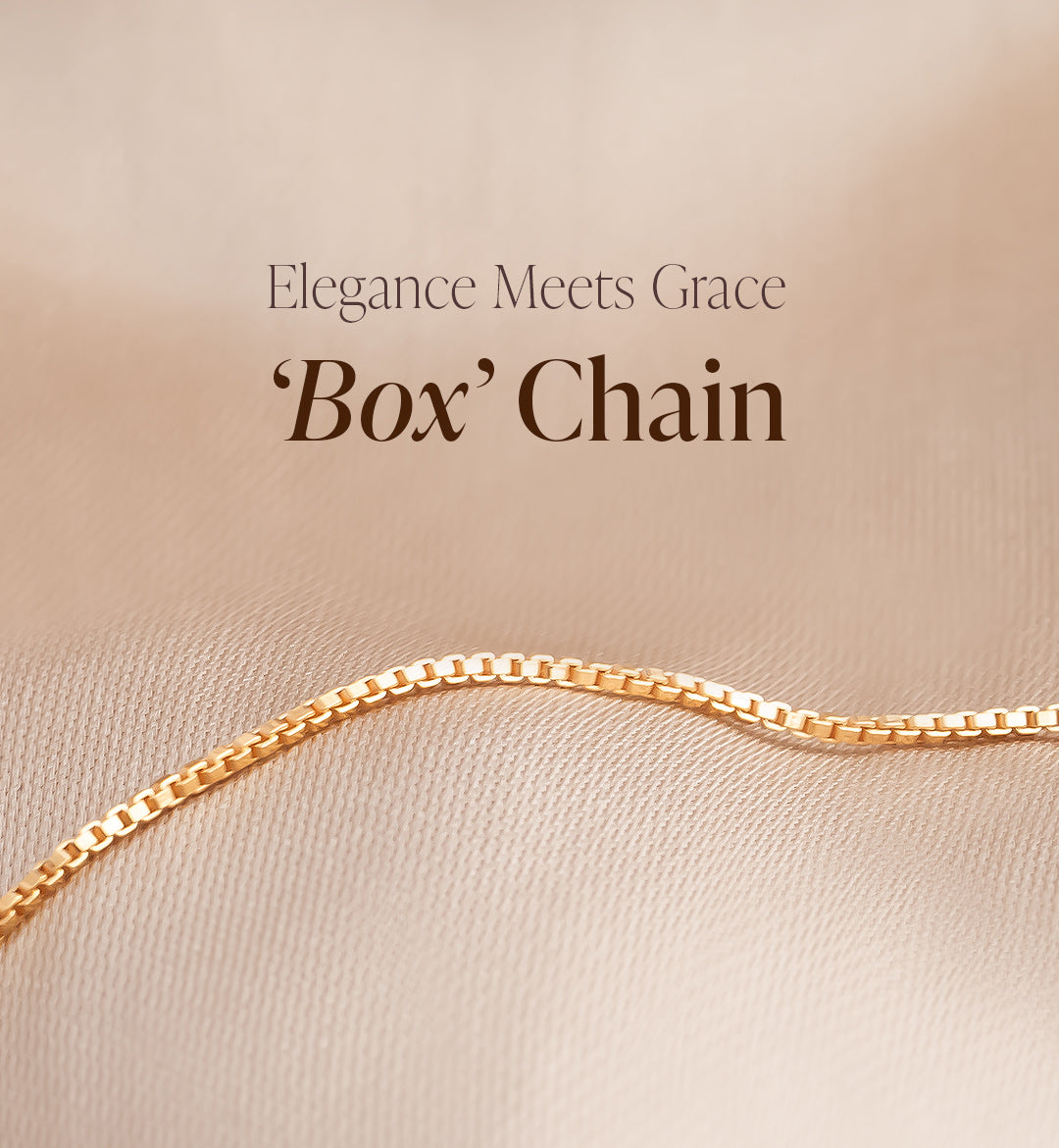 Lottie Box Chain Anklet