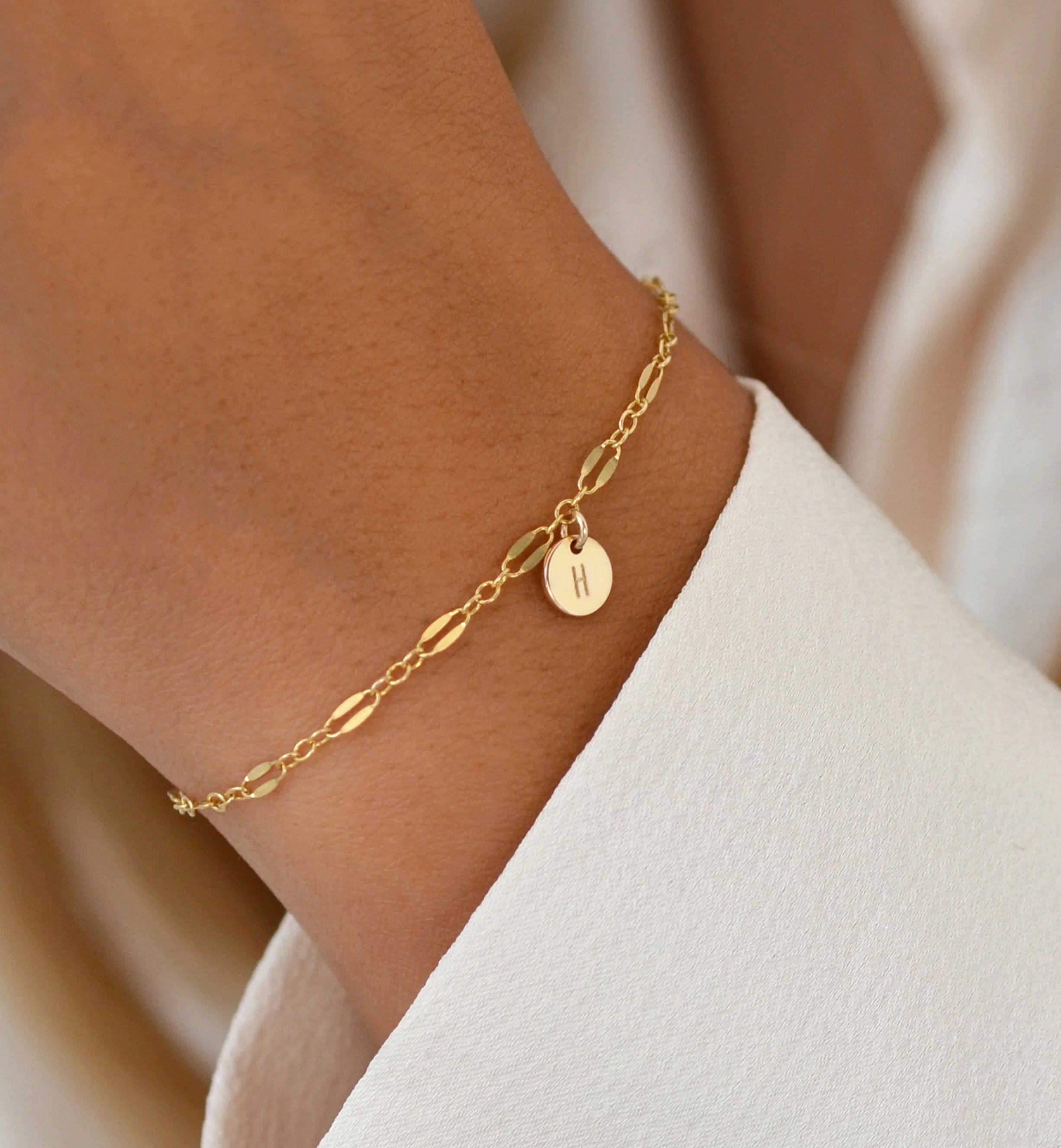 Mika Tiny Disk Bracelet