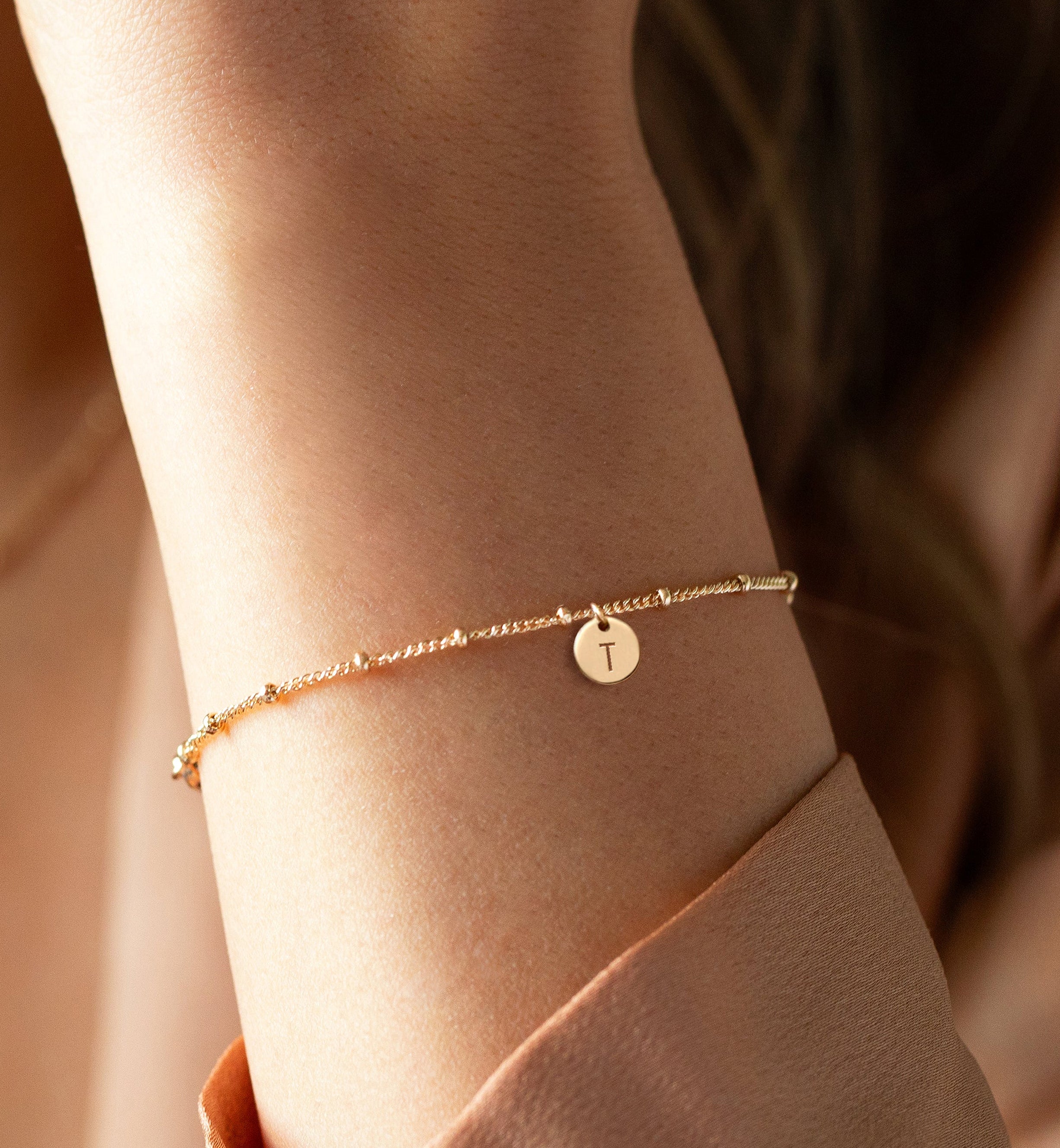 Nova Tiny Disk Bracelet