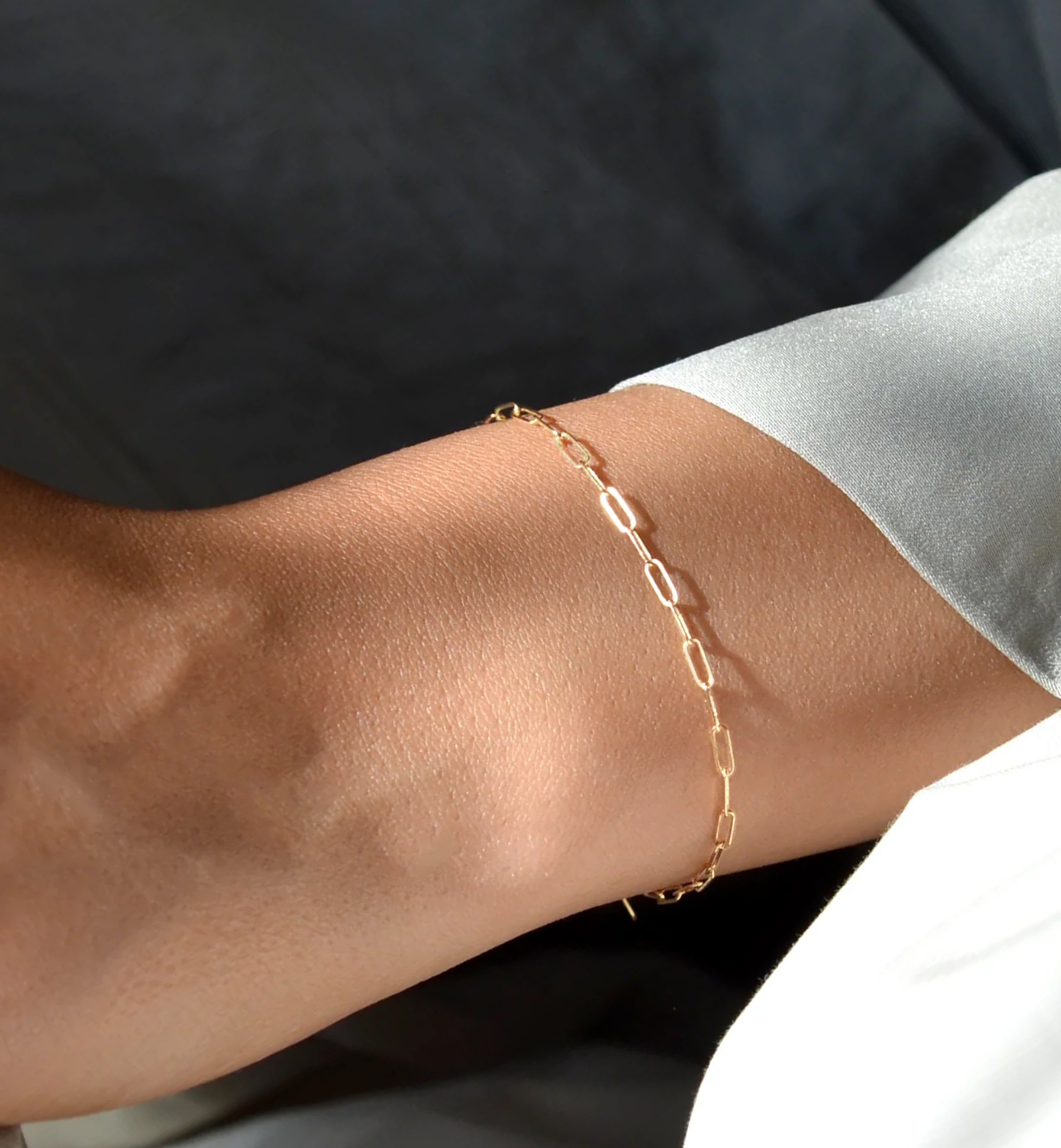 Skylar Paperclip Chain Bracelet