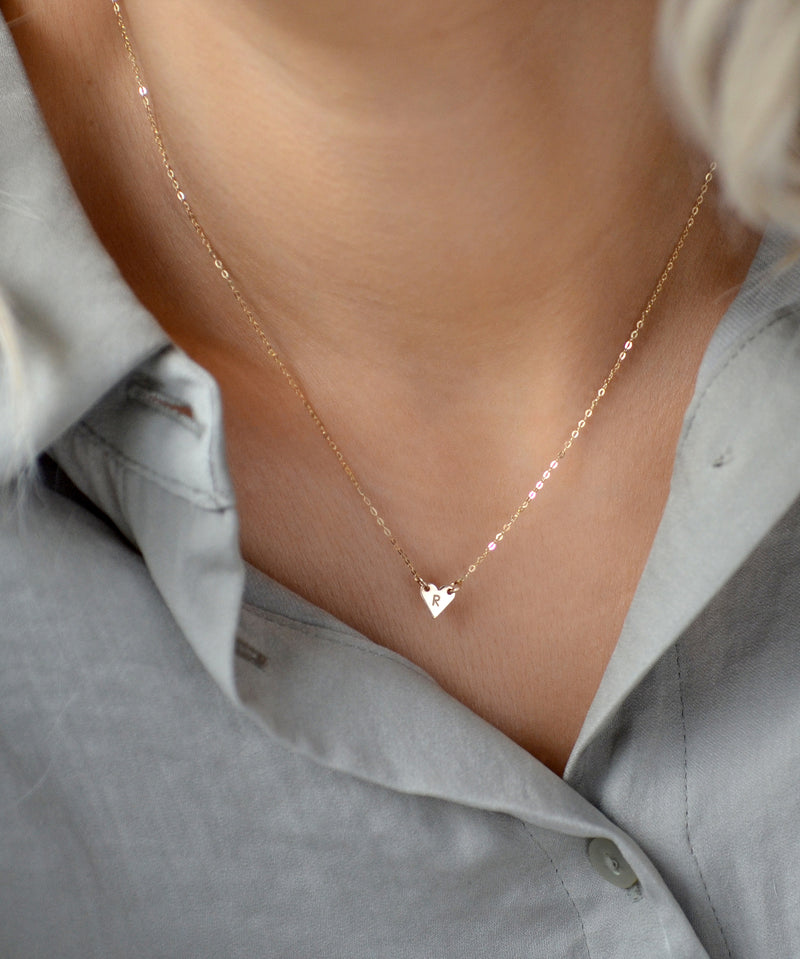 Personalized Mya Heart Necklace