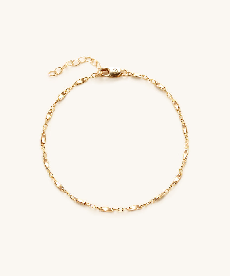 Mia Dainty Bar Chain Bracelet