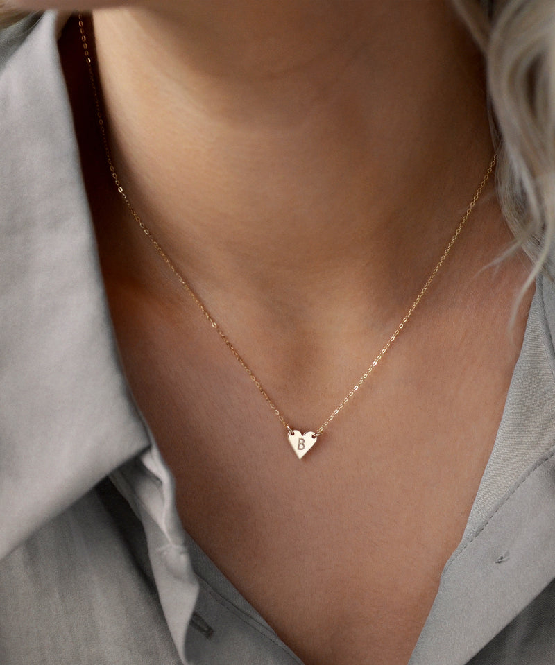 Personalized Kaiya Heart Necklace
