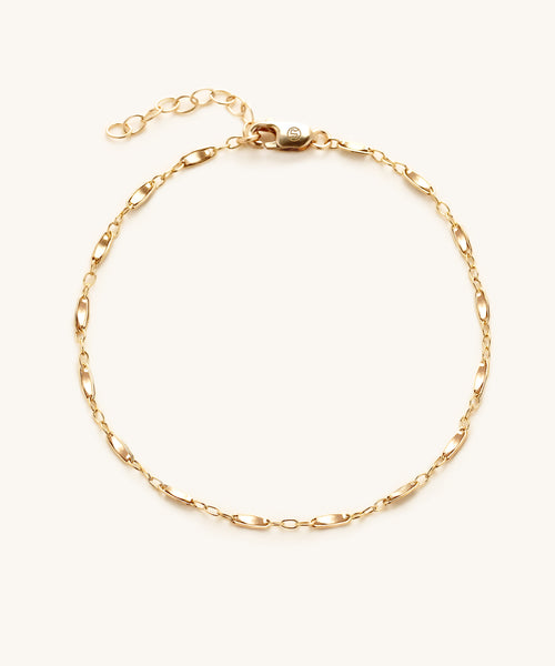 Mia Dainty Bar Chain Anklet