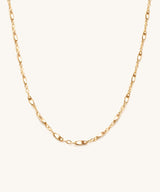 Mia Dainty Bar Chain Choker Necklace