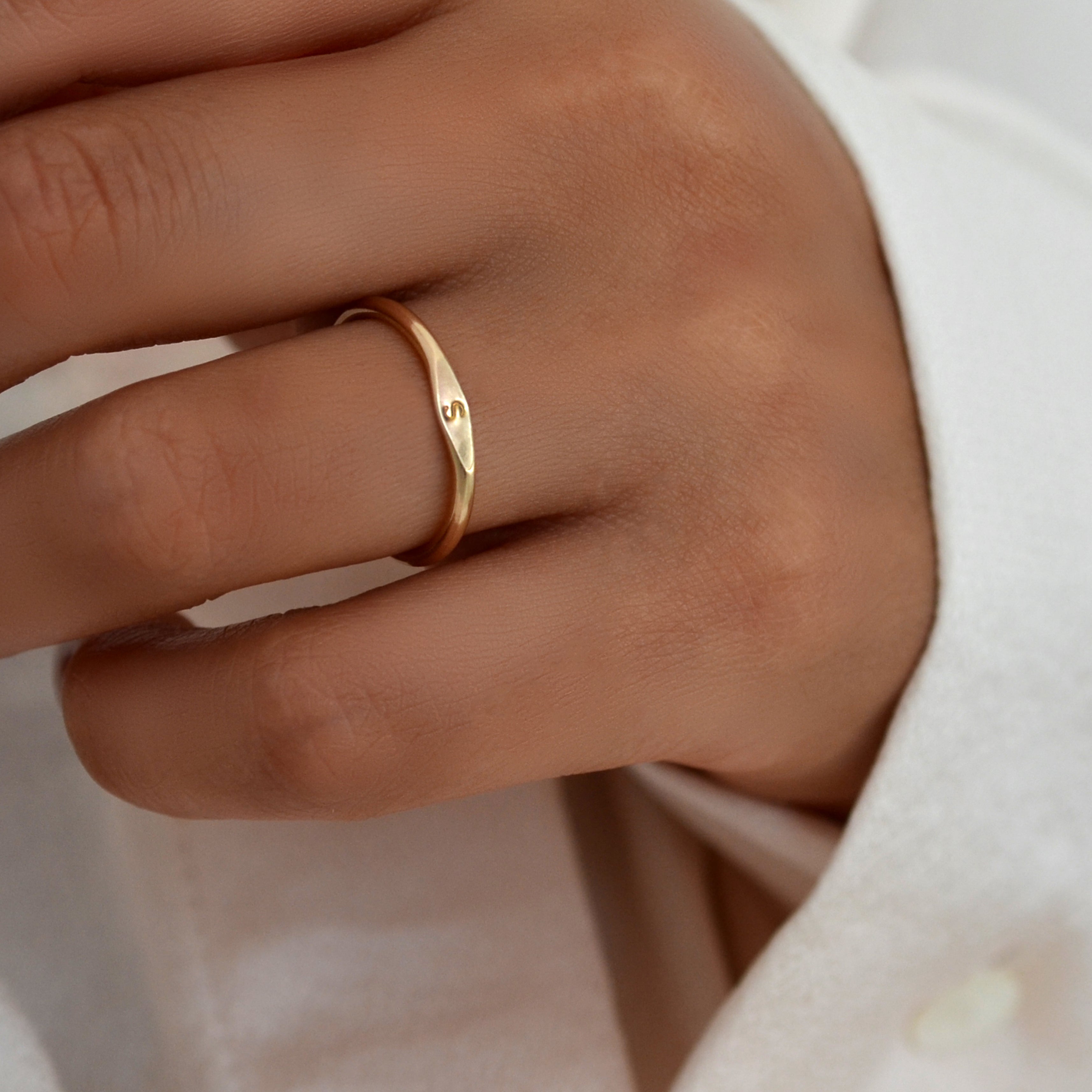 Amelia Personalised Signet Ring