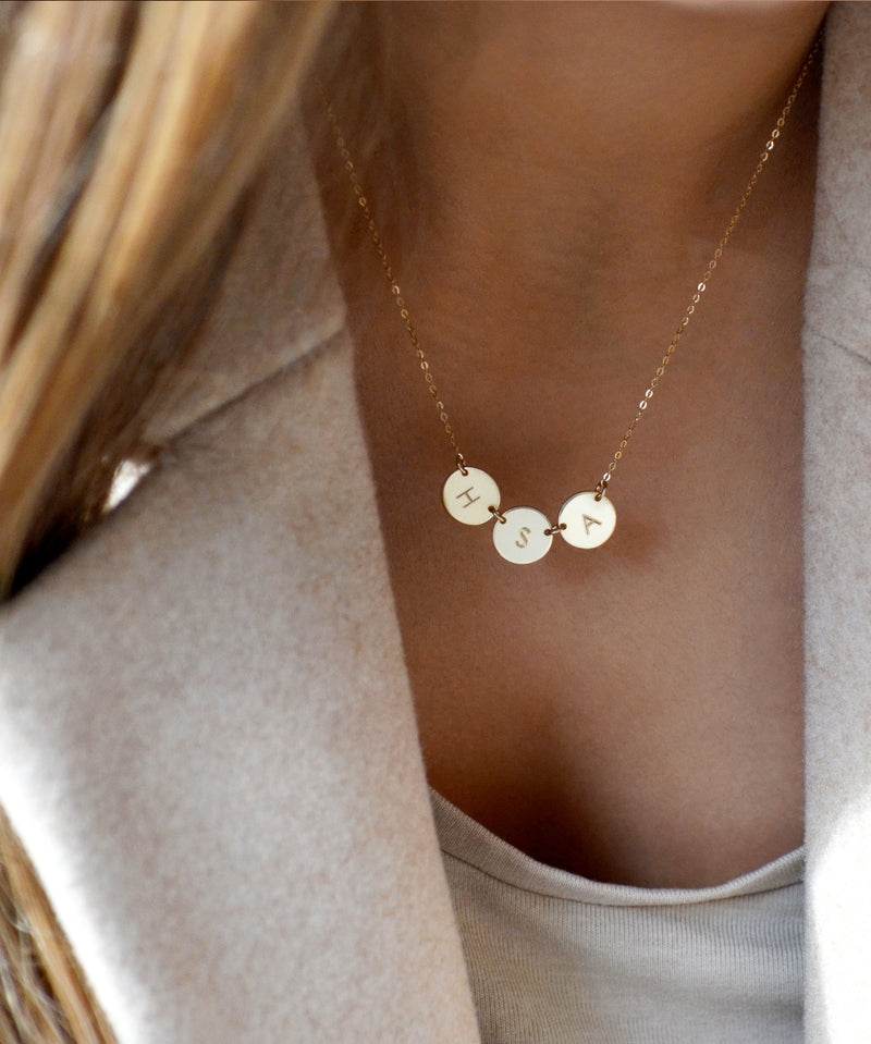Personalized Small Halle Necklace