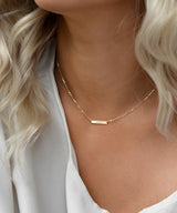 Personalized Lyla Mini Bar Necklace