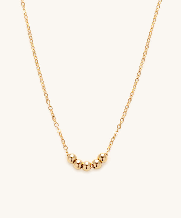 Giselle Friendship Bead Necklace (1 to 7 Beads)