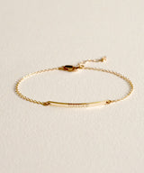 Personalized Bella Ultra Dainty Bar Bracelet