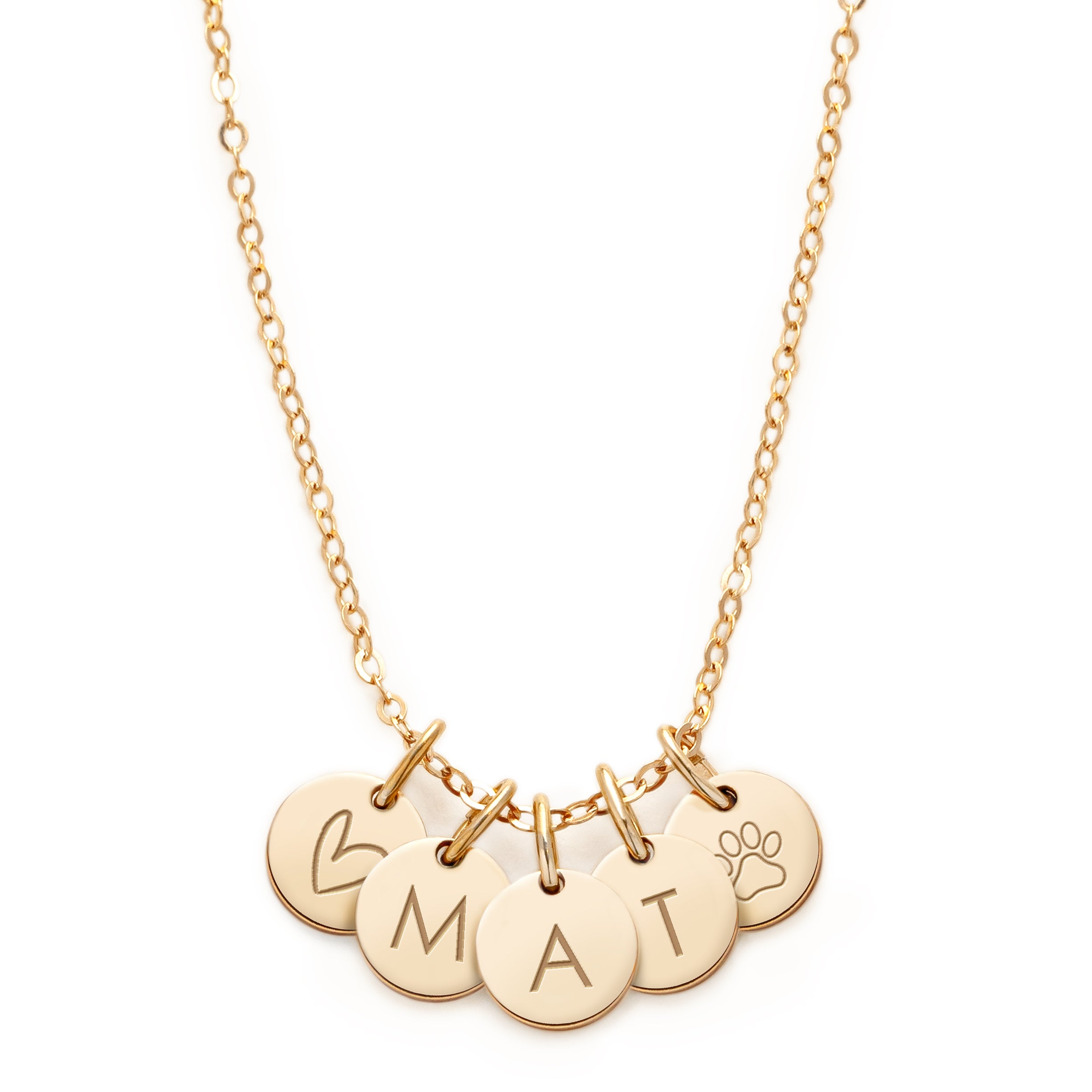 Personalised Tiny Akela Necklace