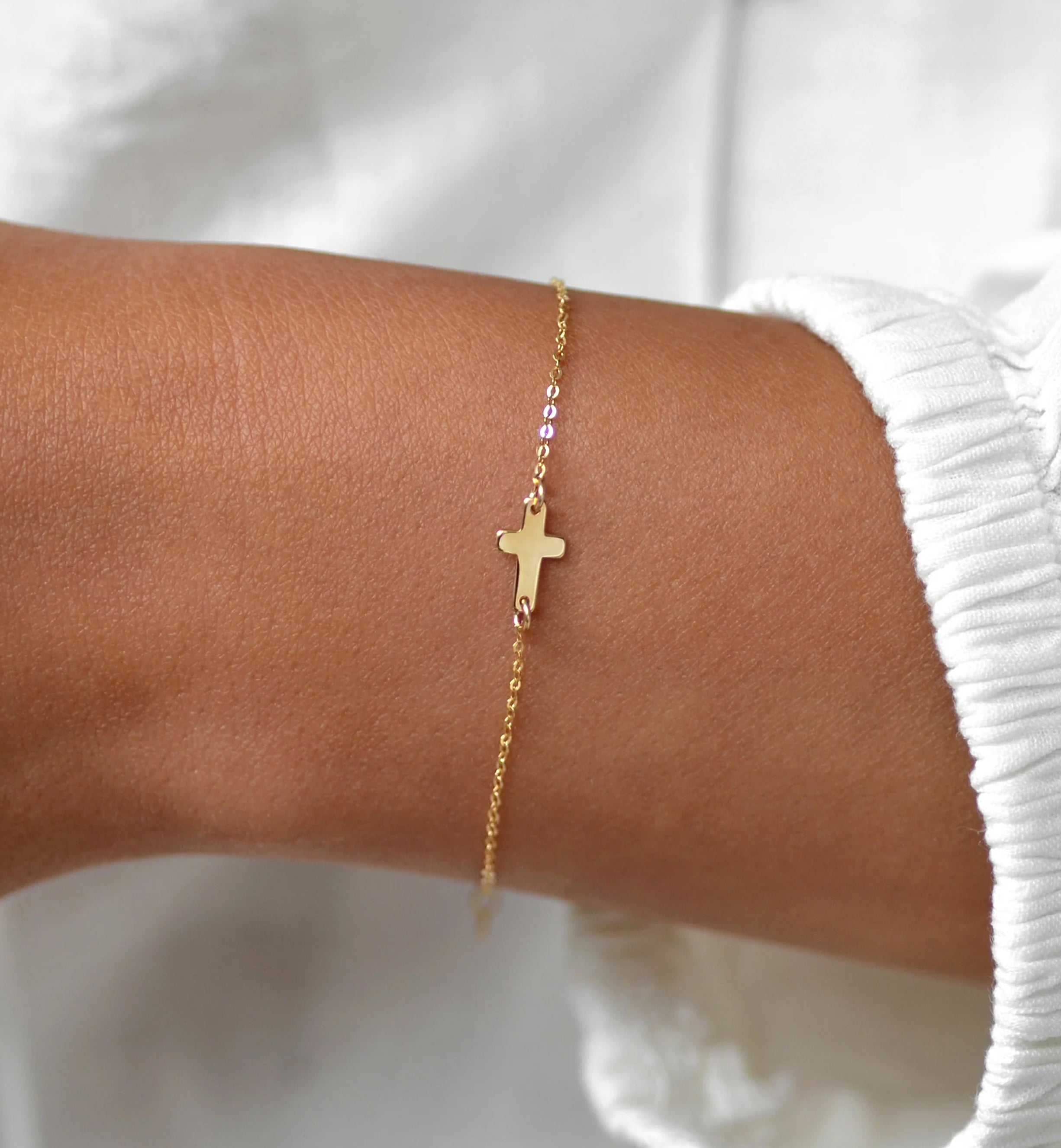 Blessed Cross Charm Bracelet