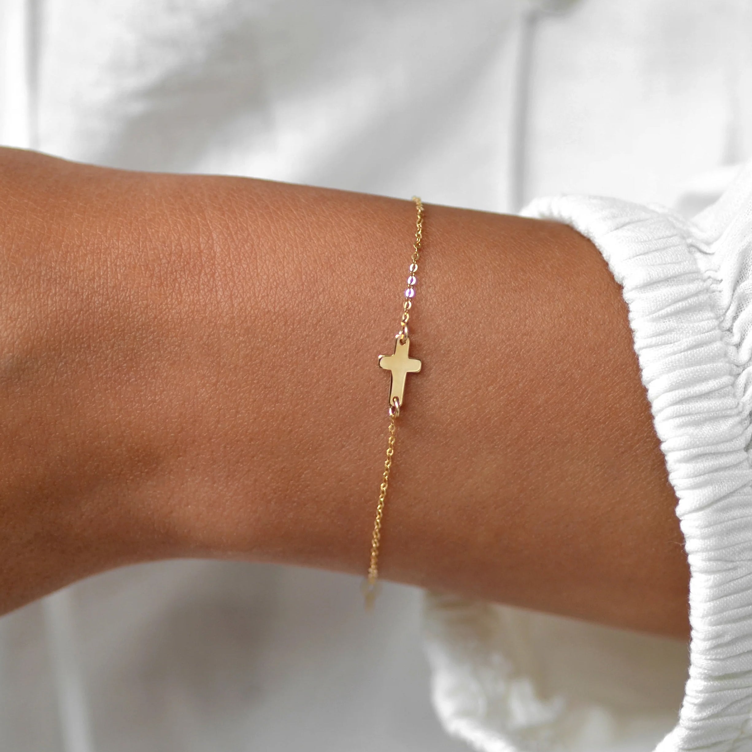 Blessed Cross Charm Bracelet