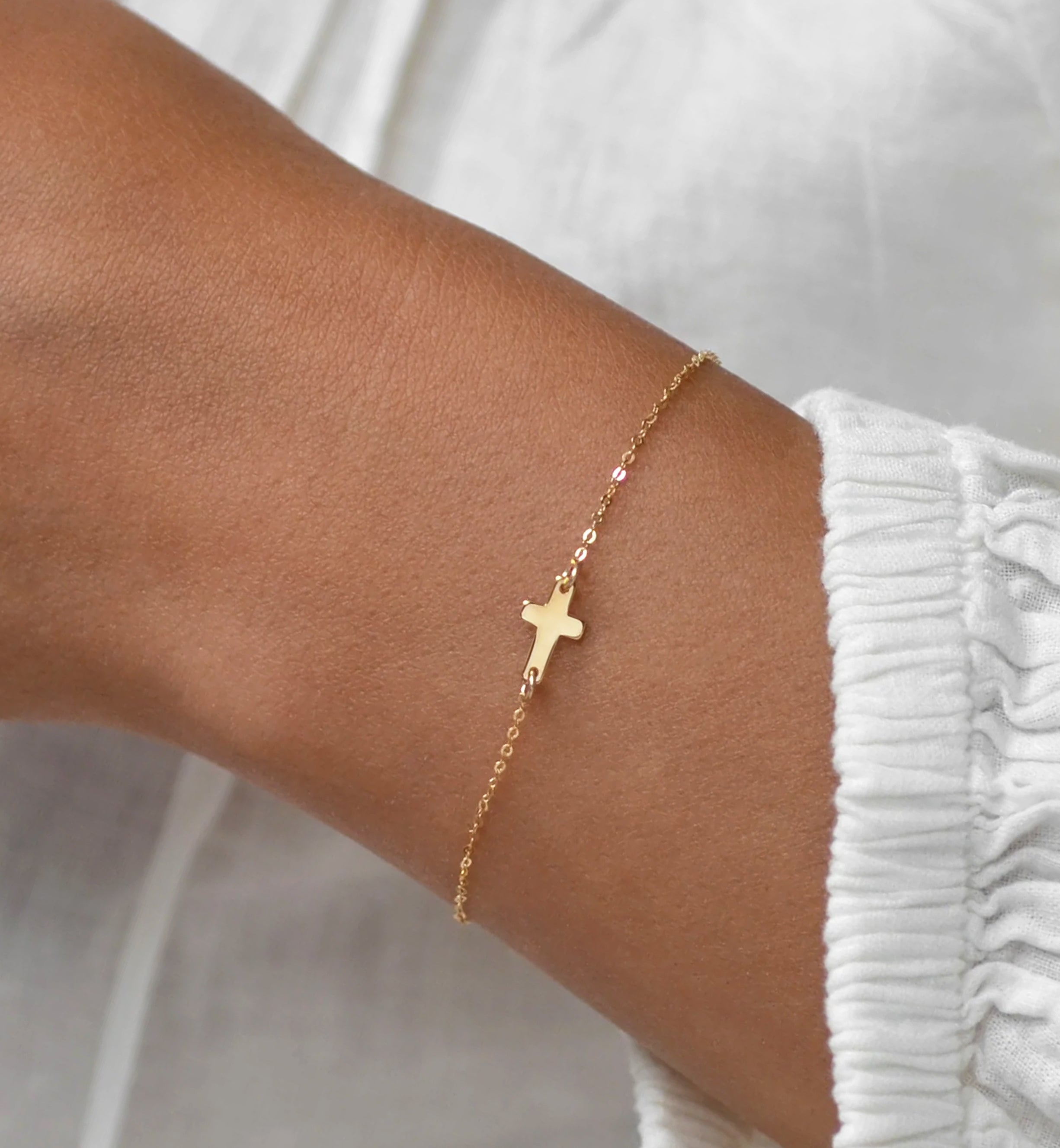 Blessed Cross Charm Bracelet