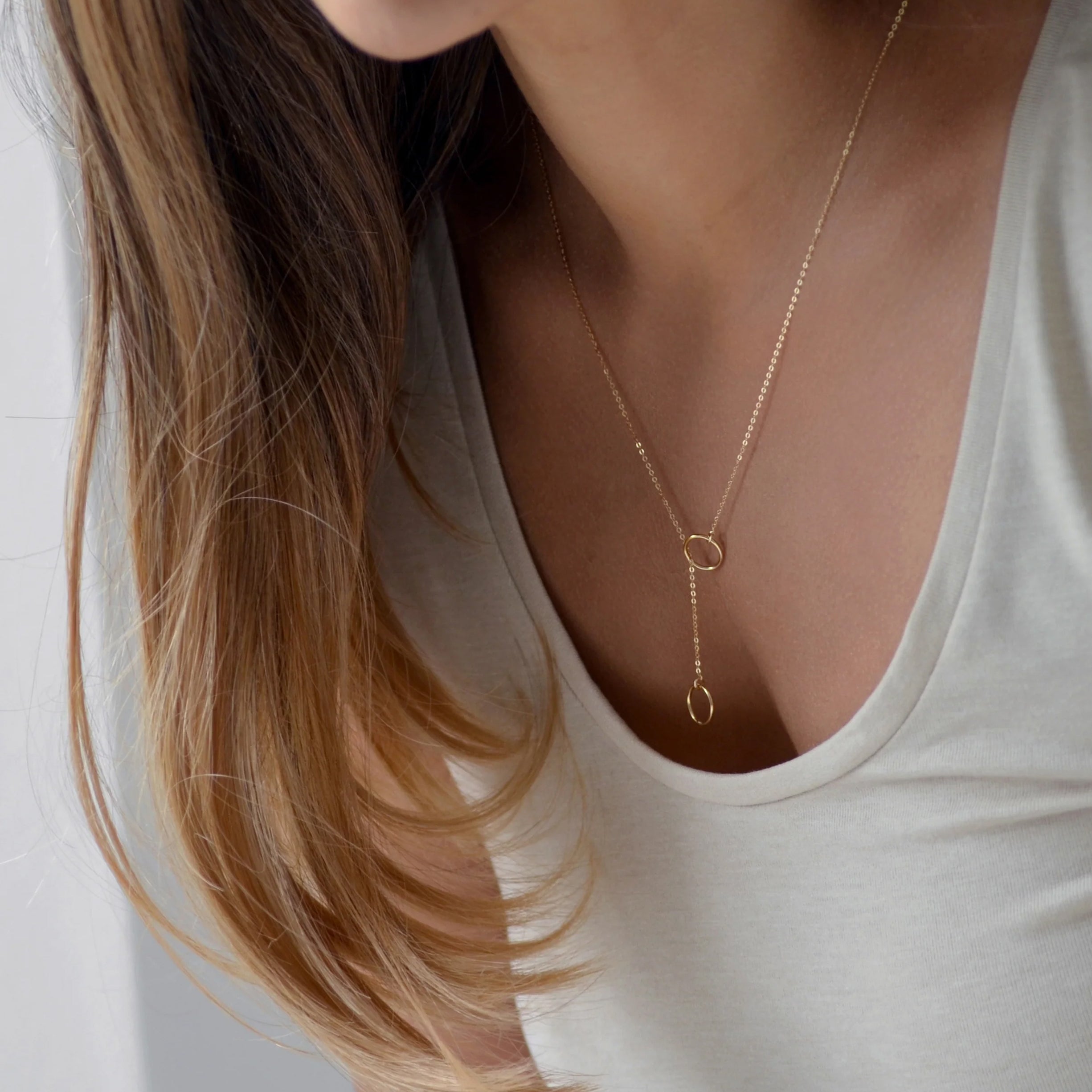 Dakota Lariat Style Charm Necklace