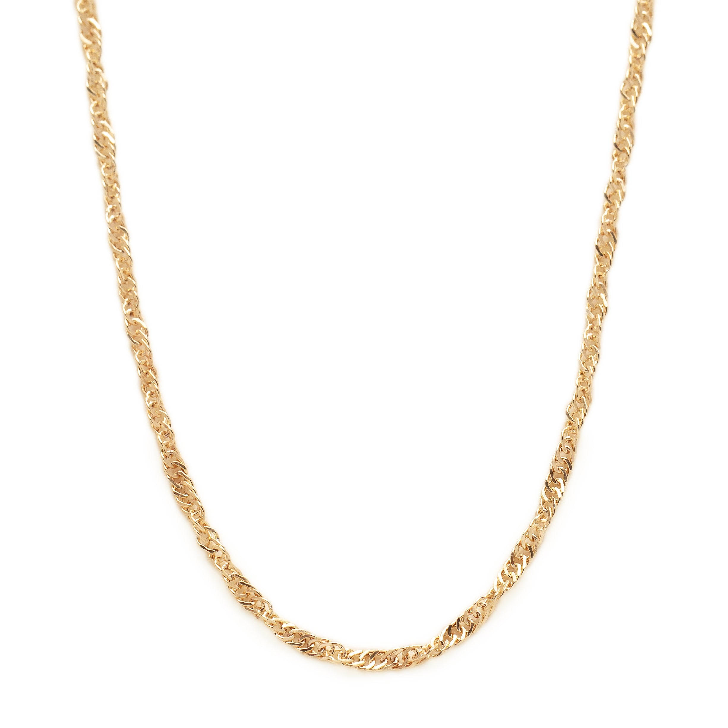 Hannah Twist Shimmer Chain Necklace