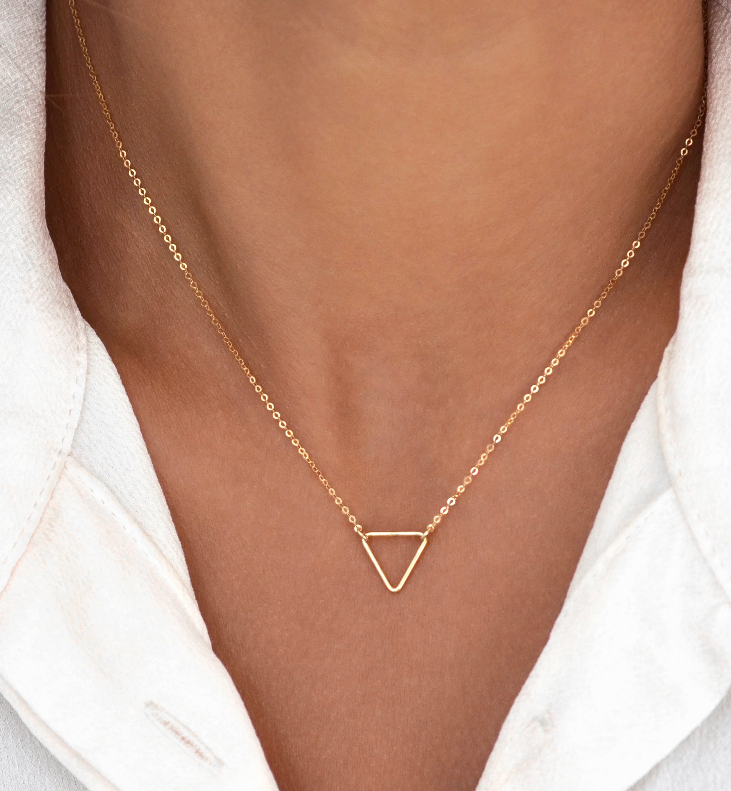 Hayden Triangle Necklace