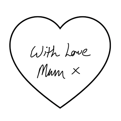 Custom Heart Middle Engraving