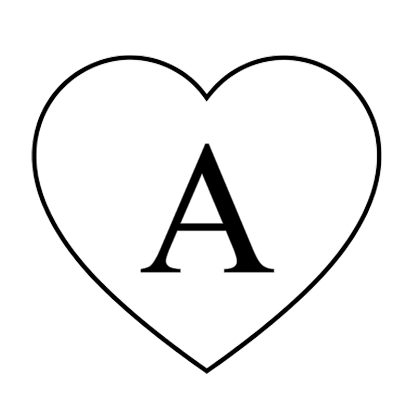 Custom Heart Middle Engraving
