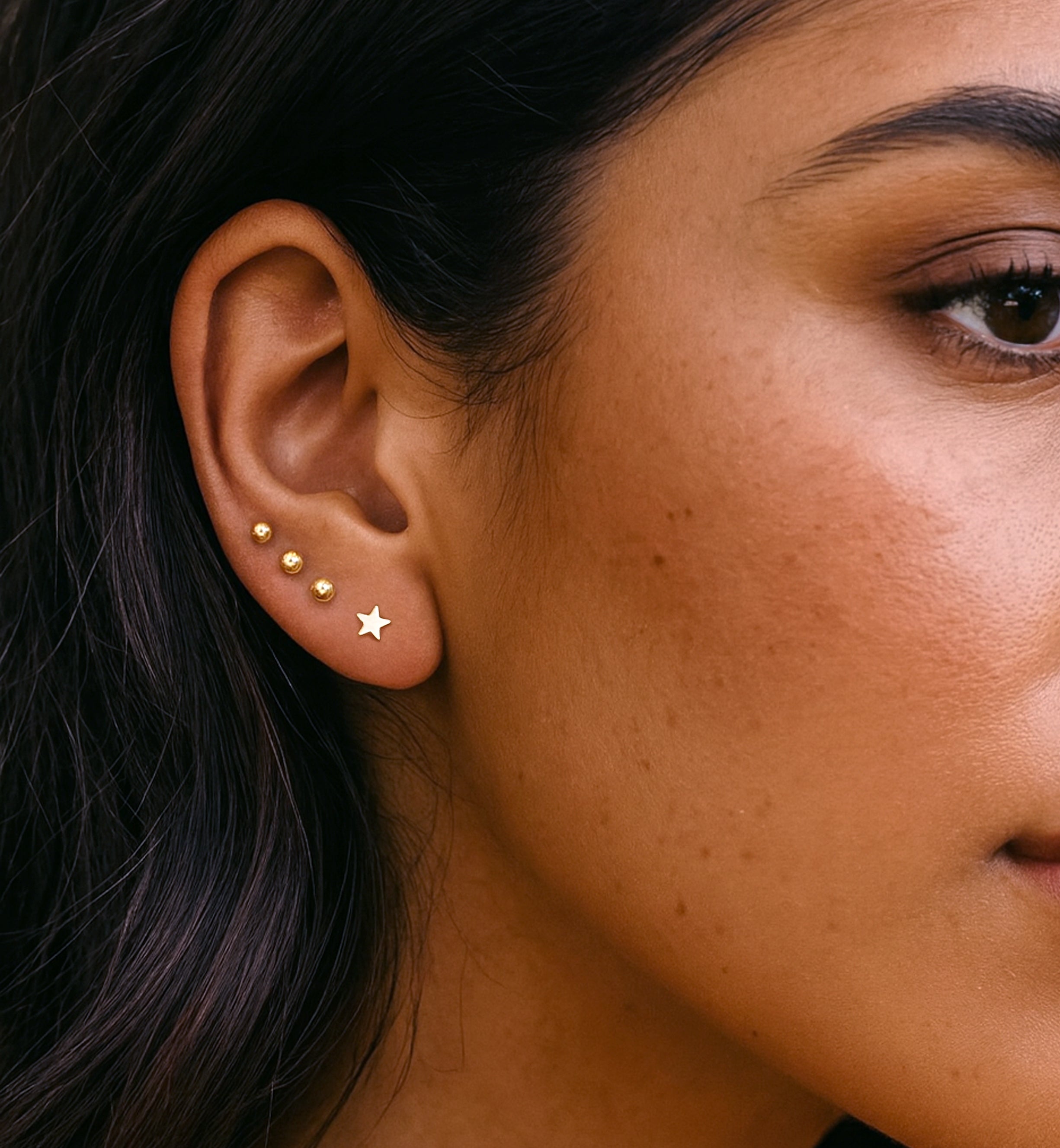 Jayna Star Stud Earrings