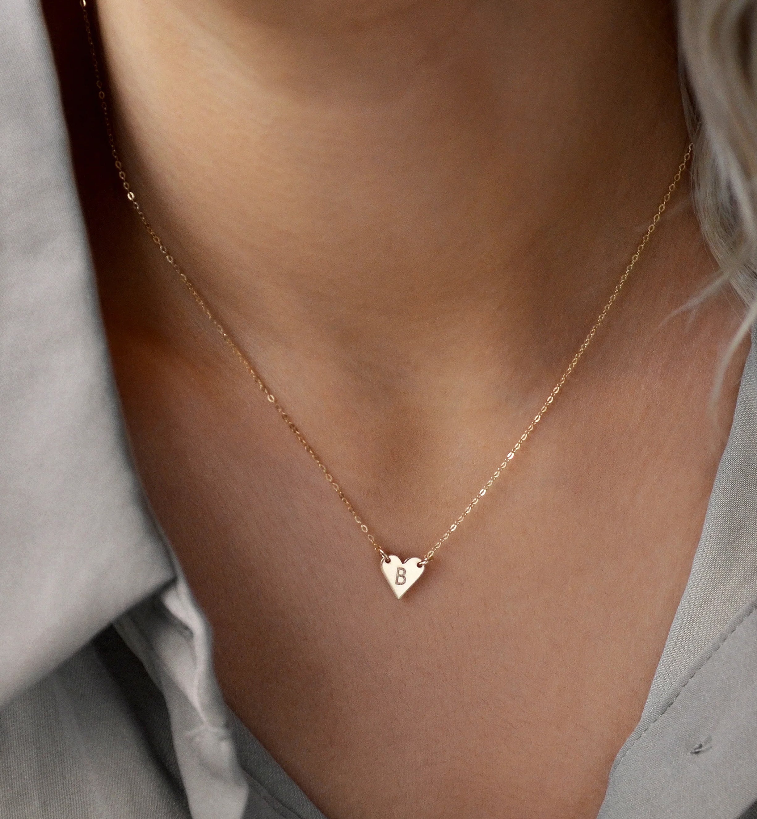 Personalised Kaiya Heart Necklace