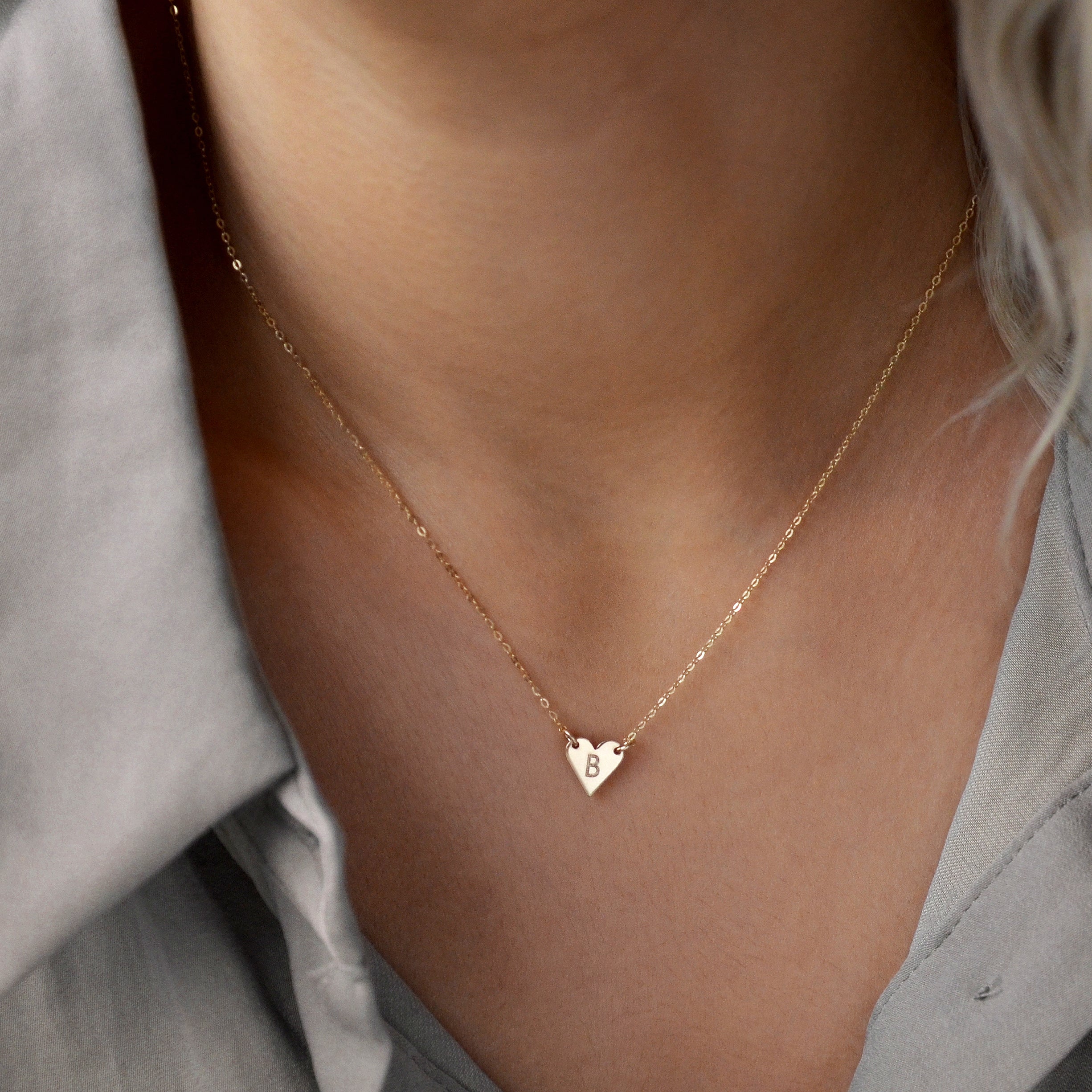 Personalised Kaiya Heart Necklace