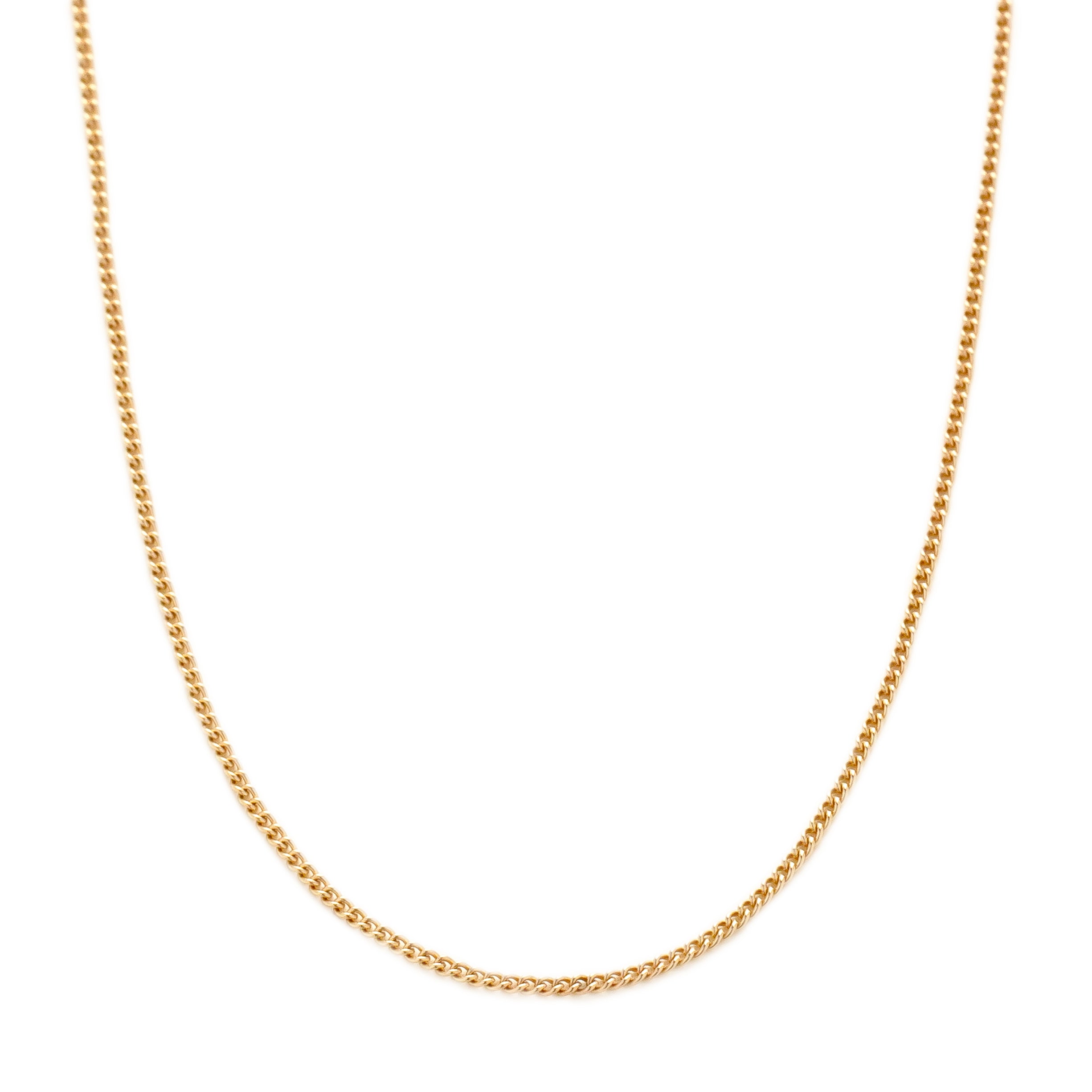 Linda Fine Curb Chain Necklace