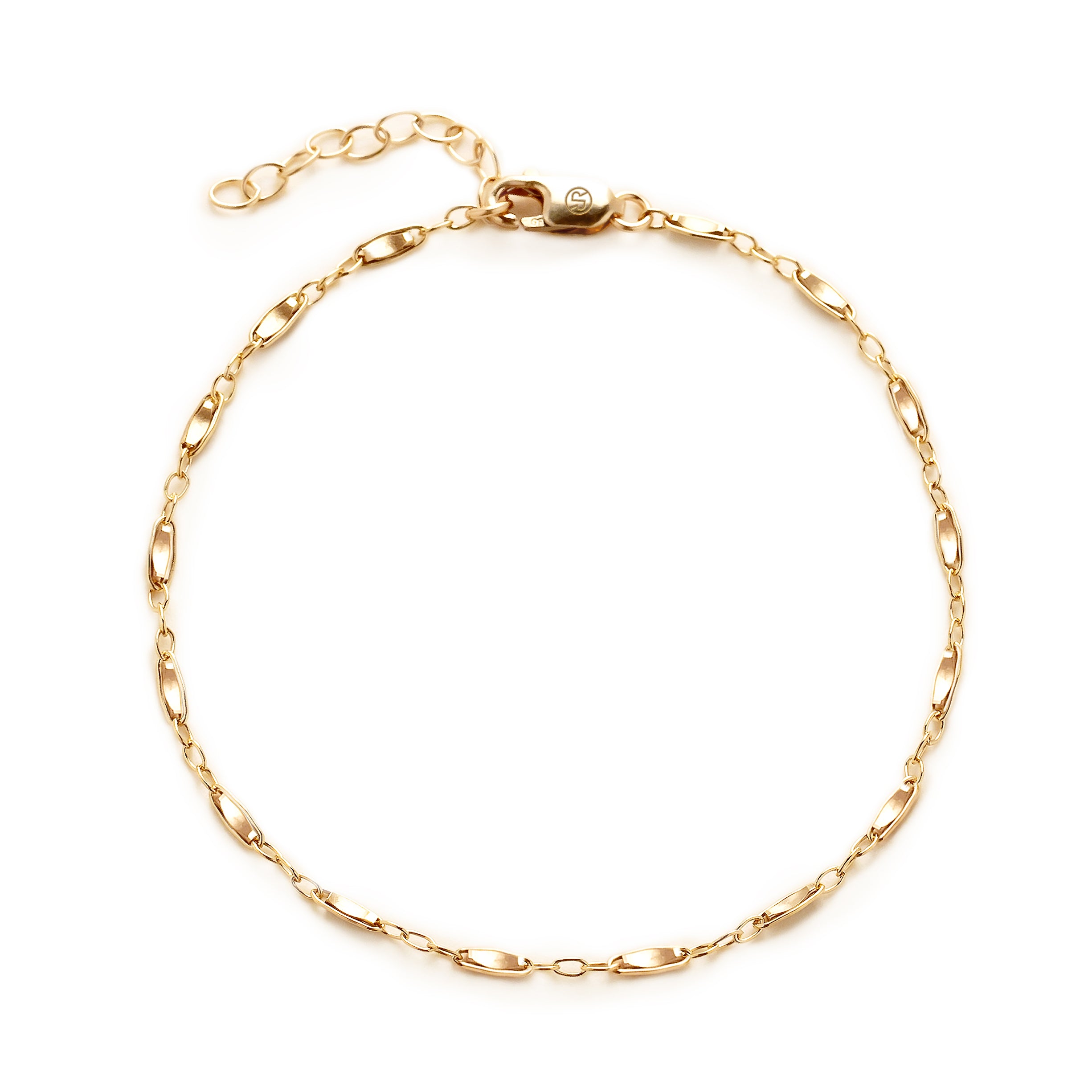 Mia Dainty Bar Chain Anklet