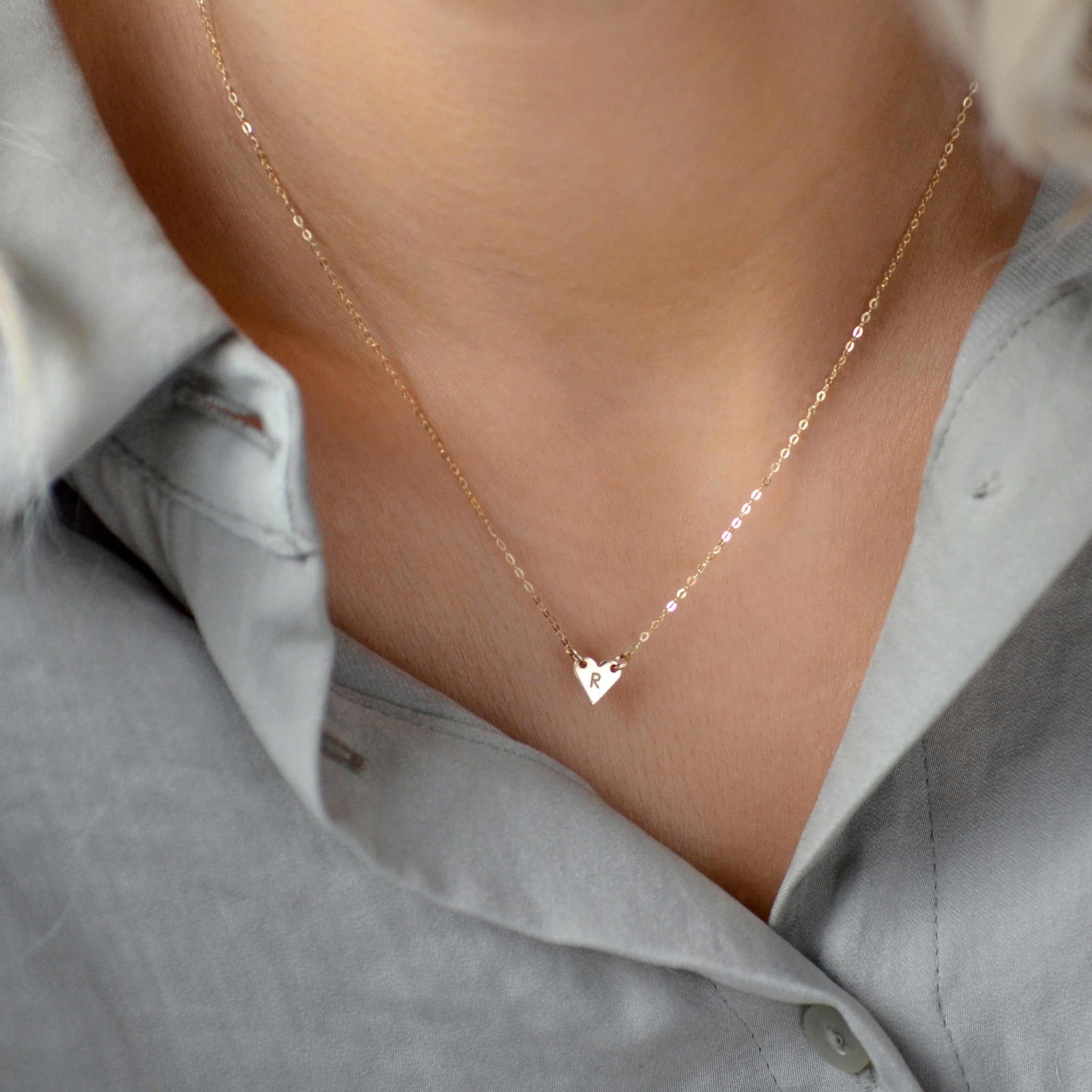 Personalised Mya Tiny Heart Necklace