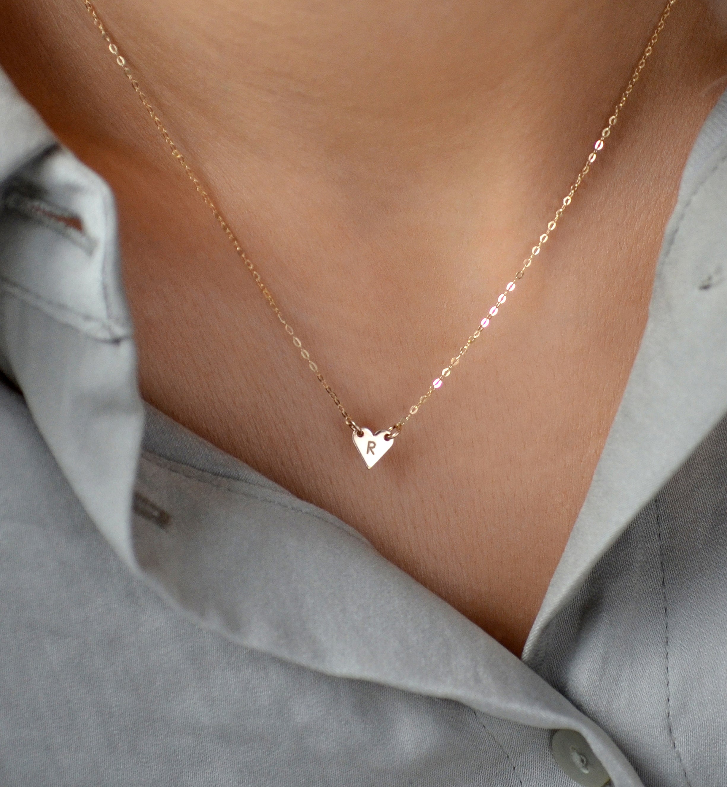 Personalised Mya Tiny Heart Necklace