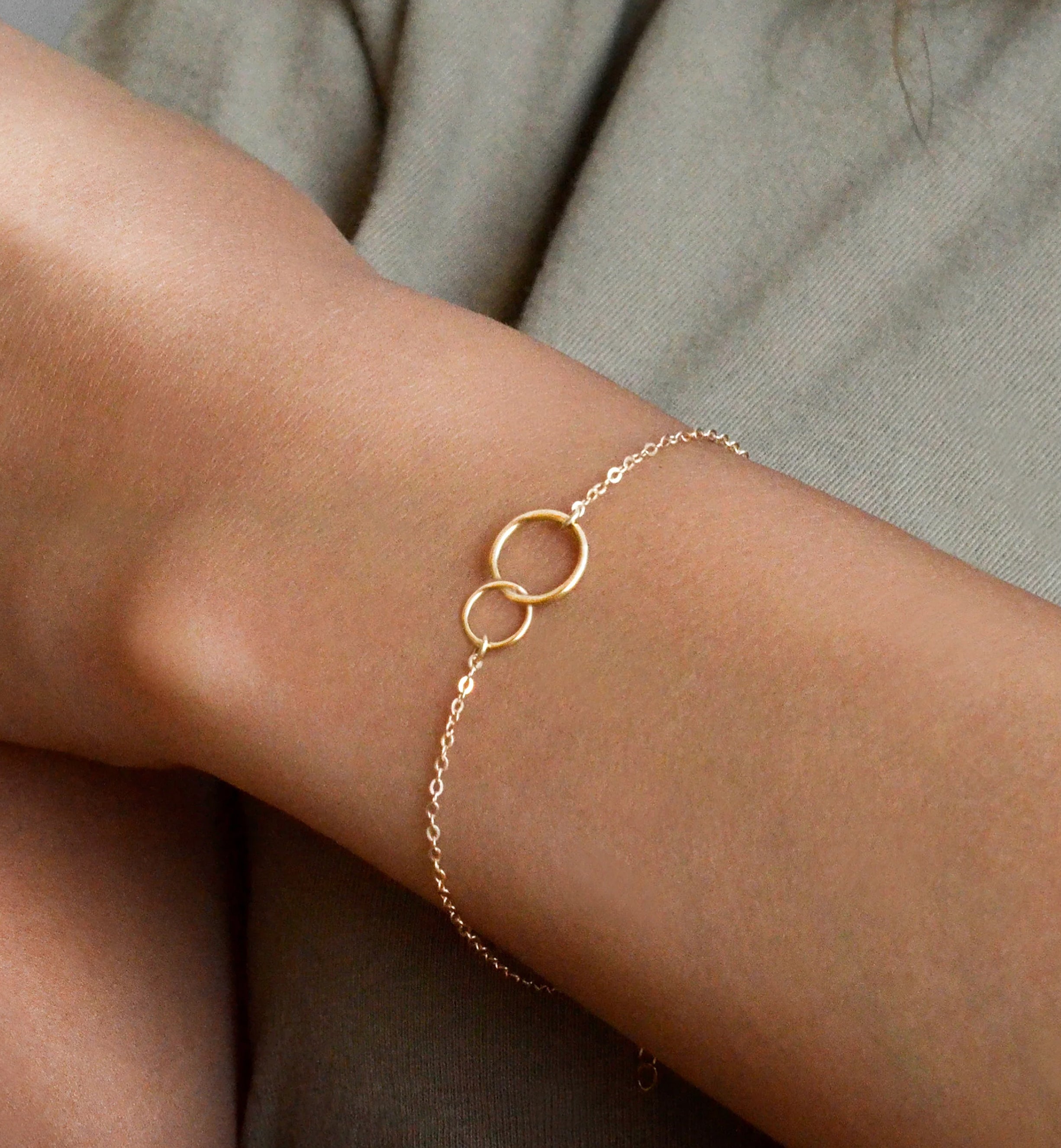 Paige Linked Circles Bracelet