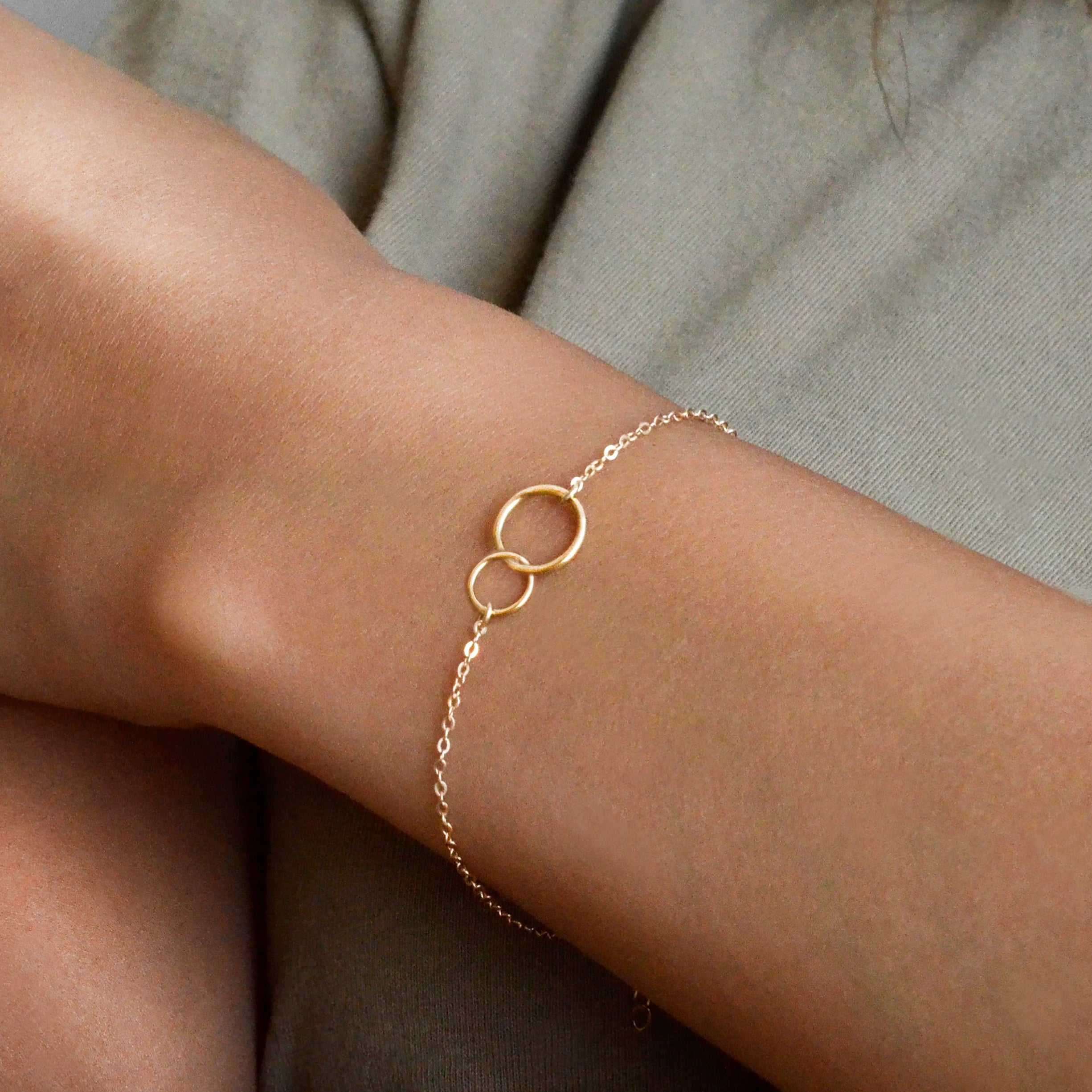 Paige Linked Circles Bracelet