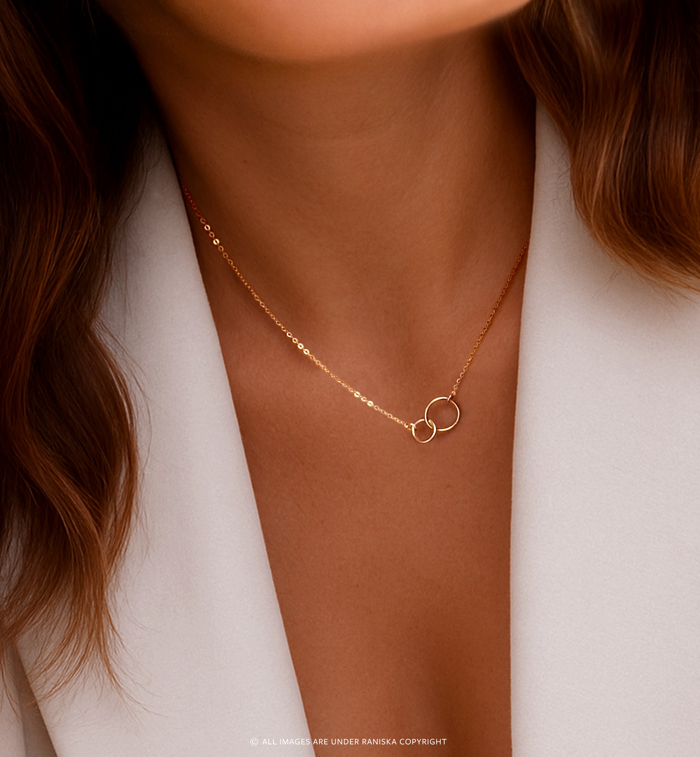Paige Linked Circles Necklace