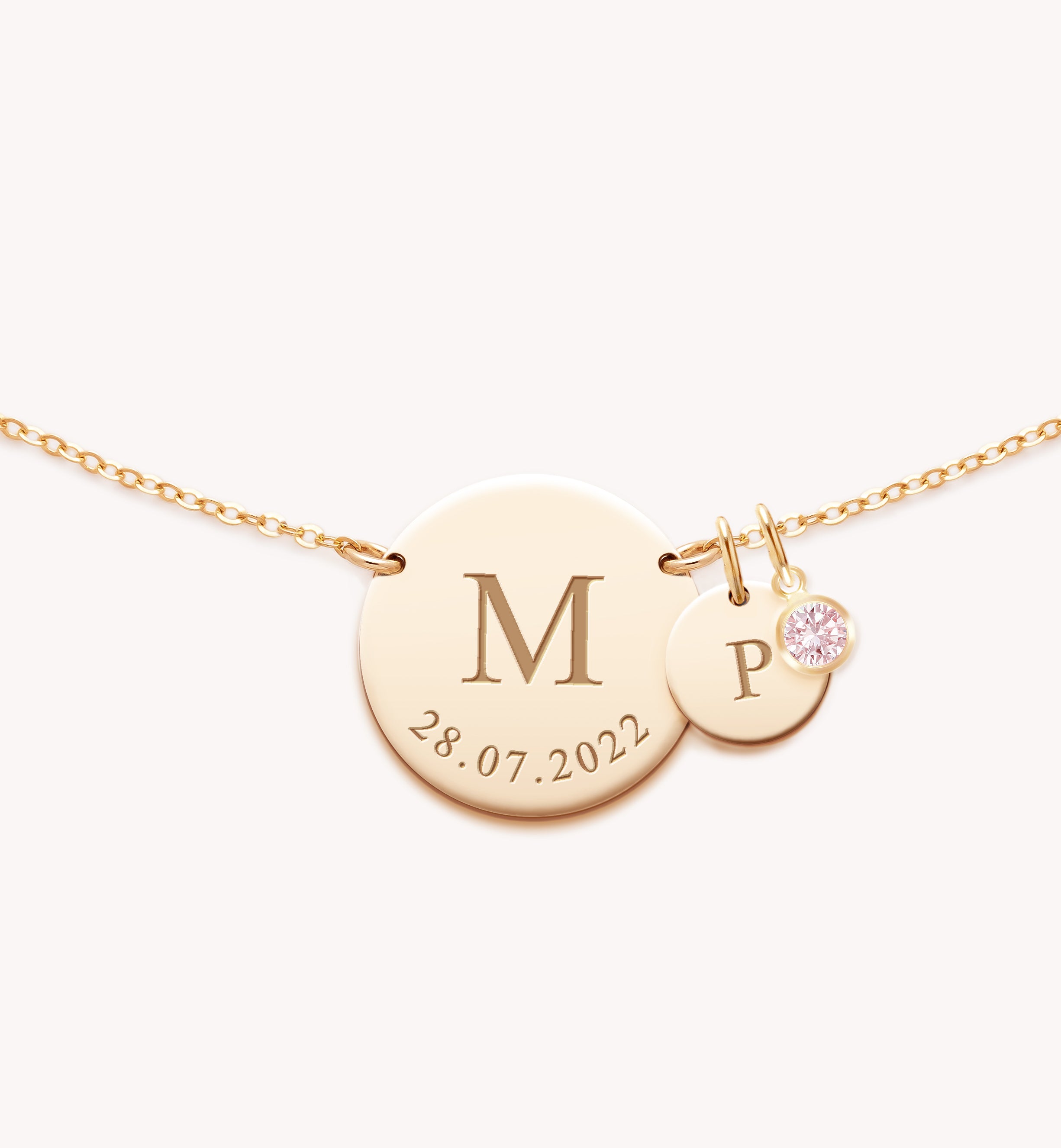 Personalised Medium Ruby Necklace