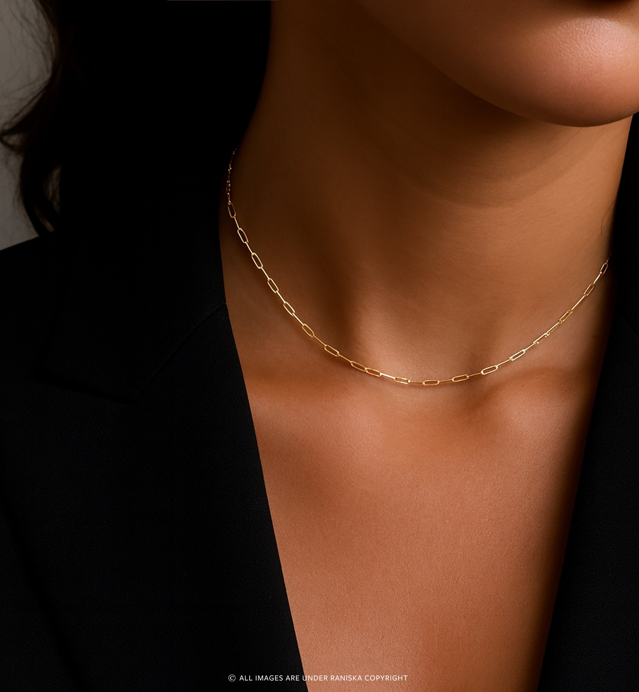Skylar Paperclip Chain Necklace