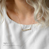 Sarai Sun Rise Bar Necklace