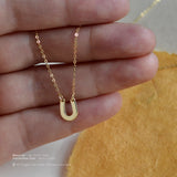 Gigi Tiny Horseshoe Necklace