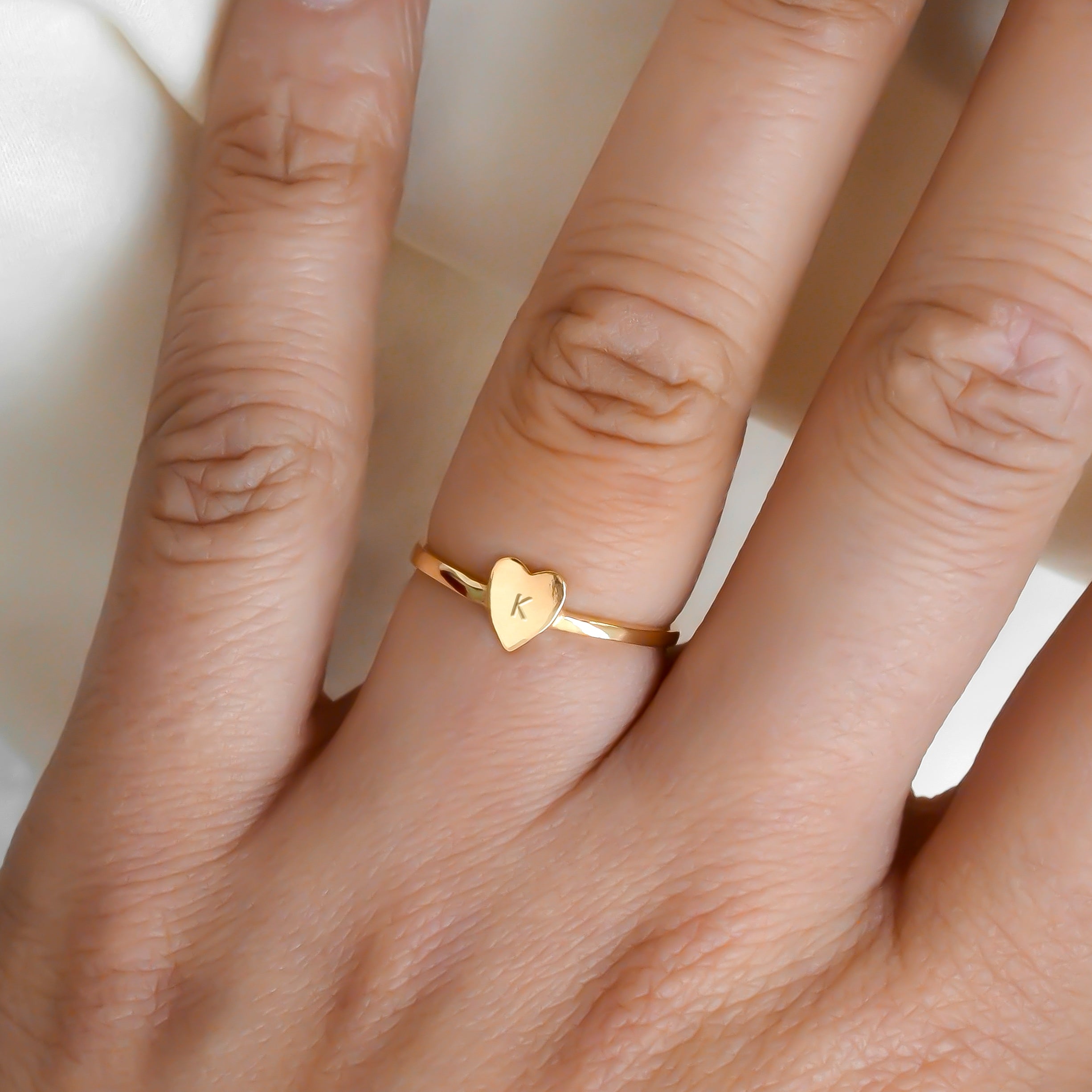 Danica Personalised Heart Ring